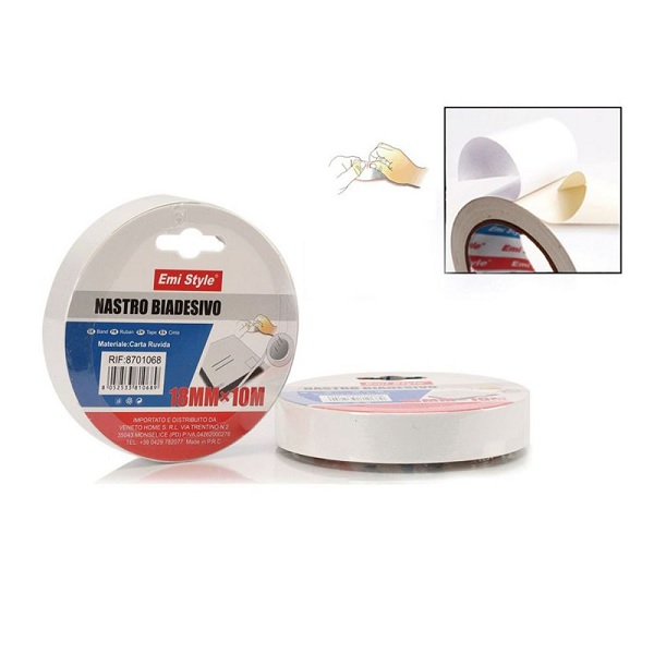 Nastro Biadesivo 10x5mt Spessore 1cm